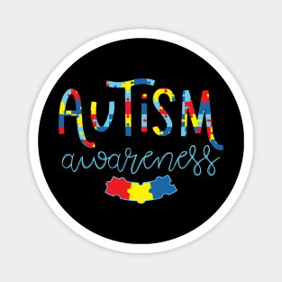Puzzle Autism Awareness Magnet